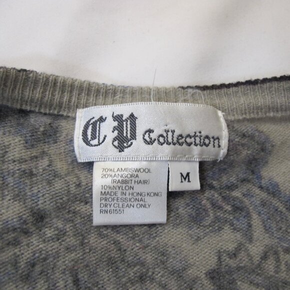 CP Collection wool/angora patterned sweater M - Picture 2 of 5